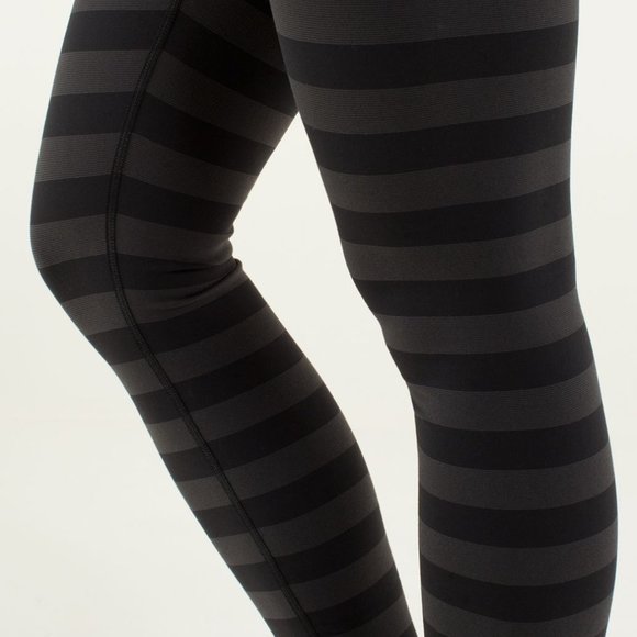 Striped Black and Soot Wunder Unders - Picture 3 of 4